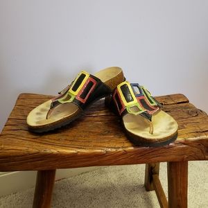 Think Colorful Square Sandles